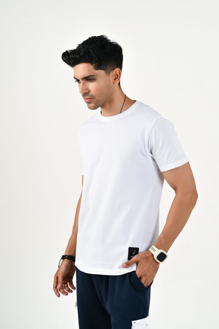 Premium Popcorn Tees / White