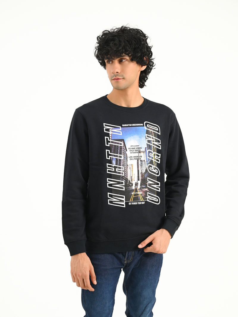 Manhattan Sweatshirt / Black