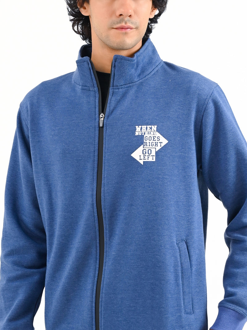 Right-Left zipper / Light Blue