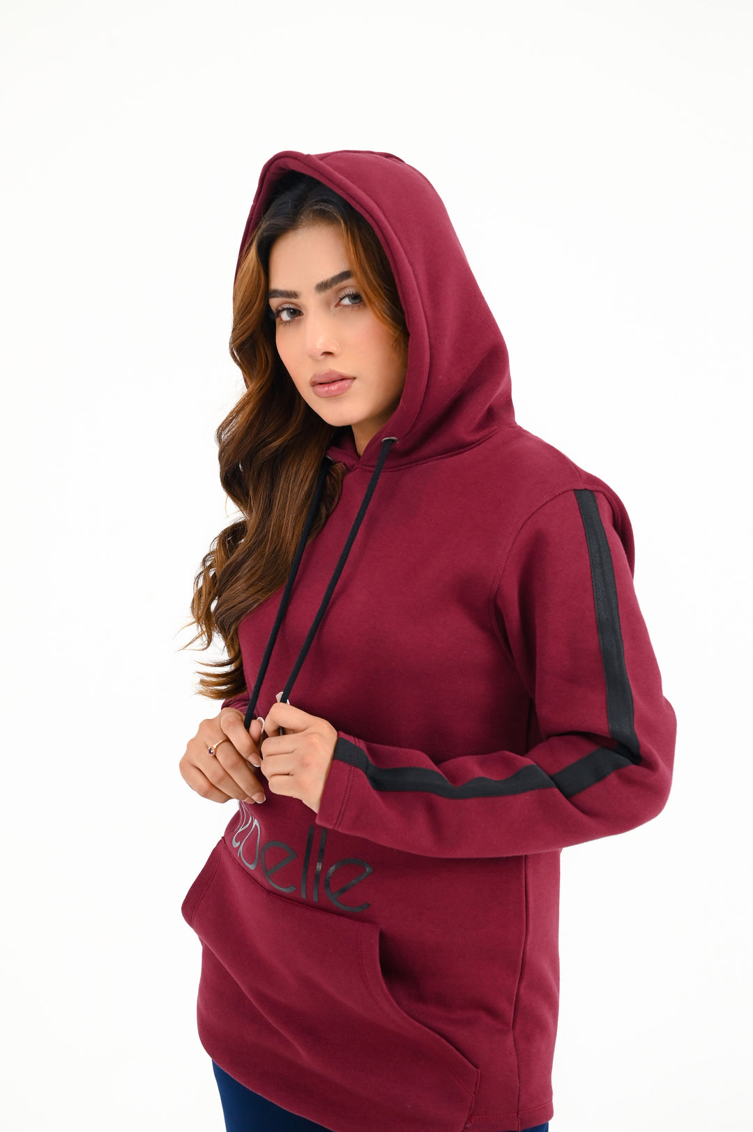 Kangaroo Pocket Hoodie / Maroon