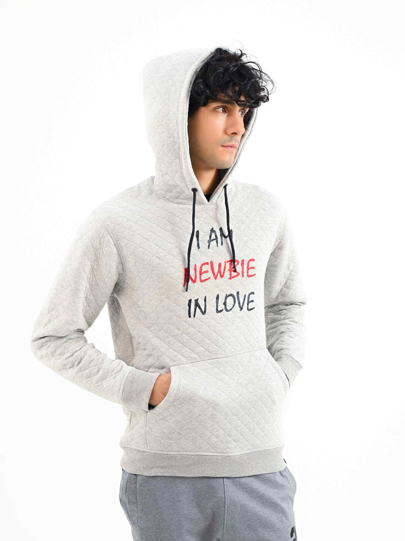 Newbie in Love Hoodie / Grey