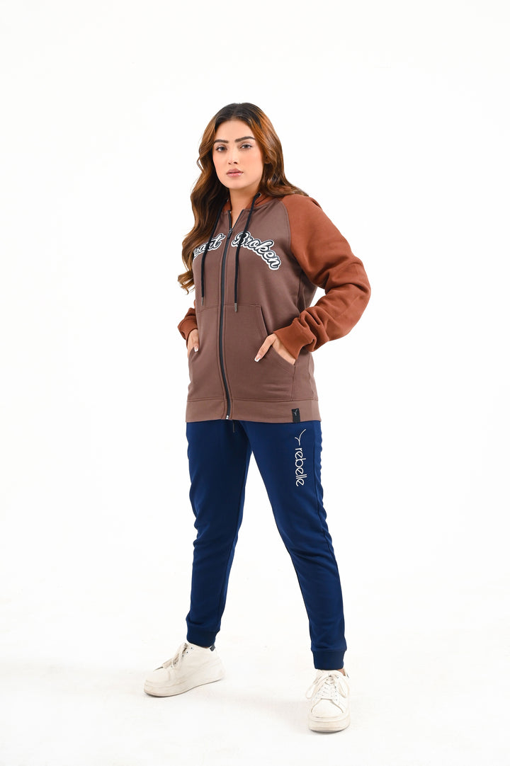 Heart Broken Hoodie / Brown & Rust 💔