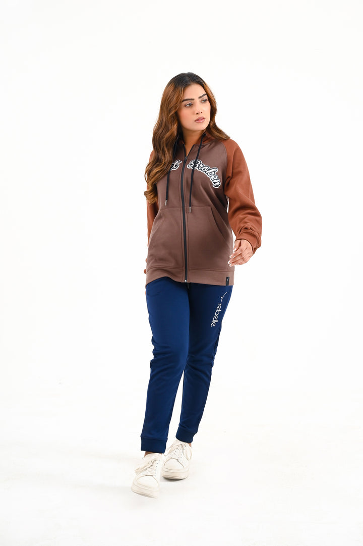 Heart Broken Hoodie / Brown & Rust 💔
