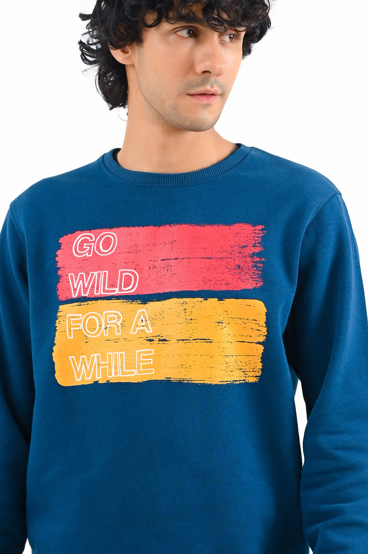 Go-Wild Sweatshirt / Teal