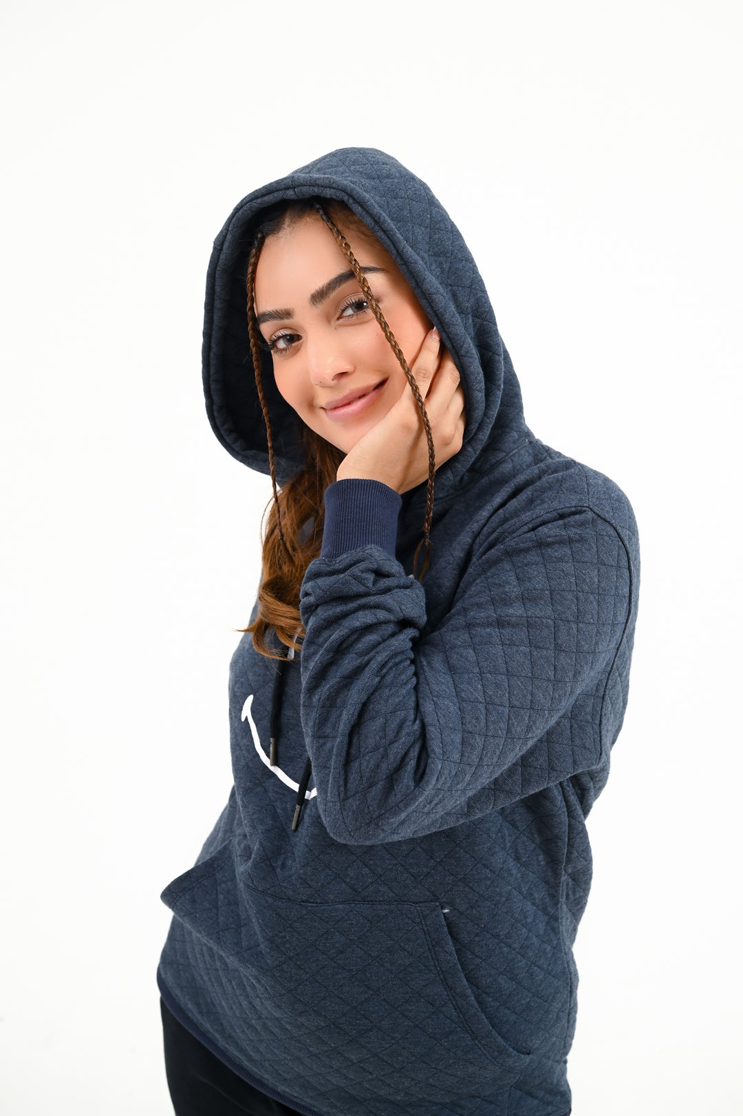 Smiley Hoodie / Charcoal