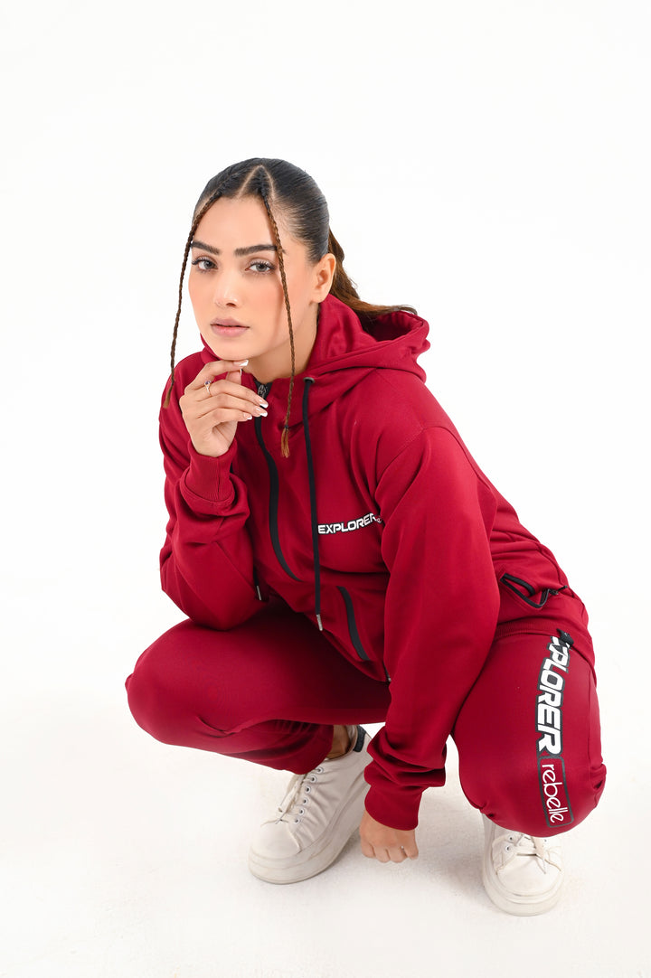 Explorer Scoba Tracksuit / Maroon