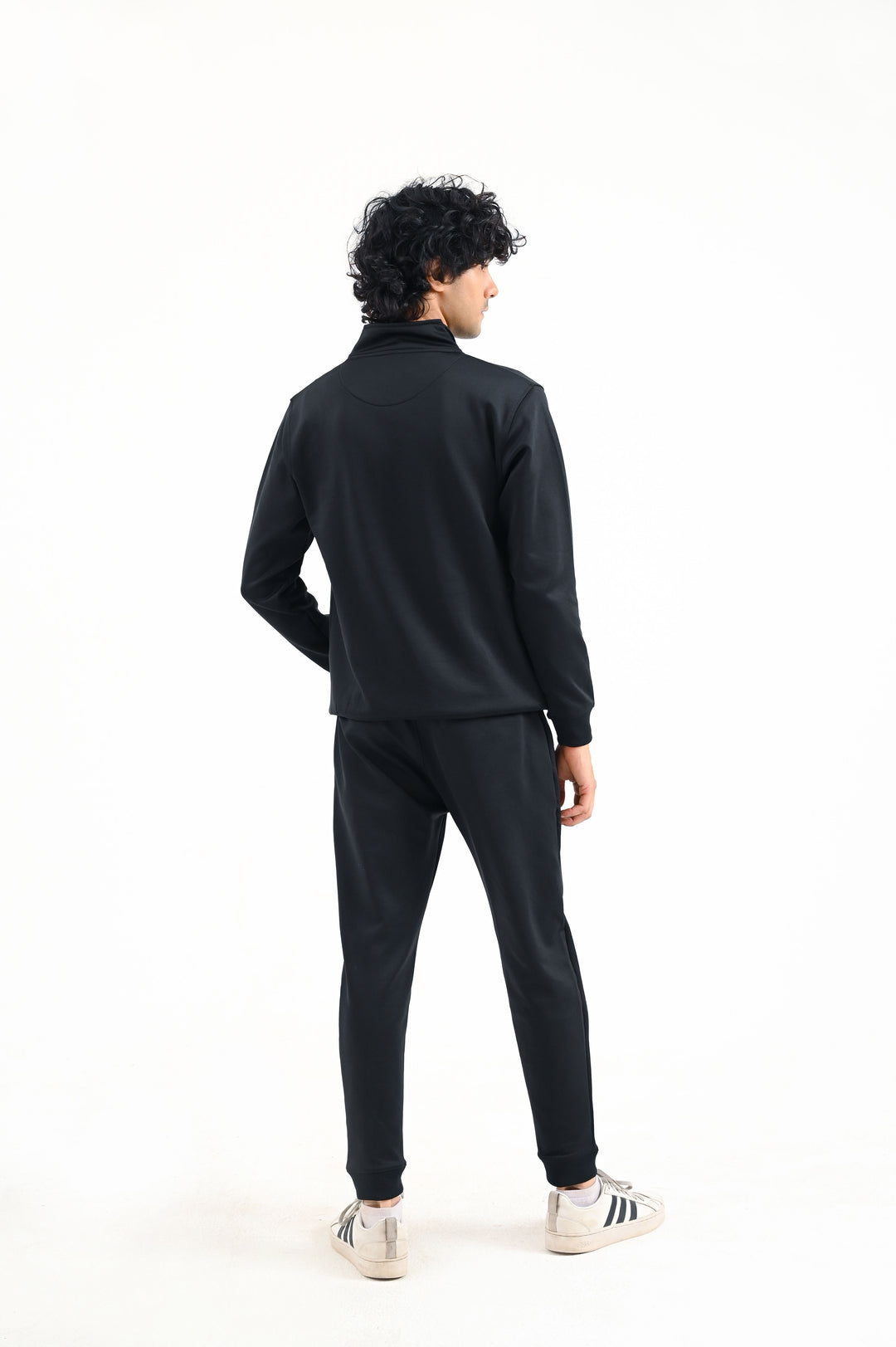 Premium MockNeck Tracksuit / Black