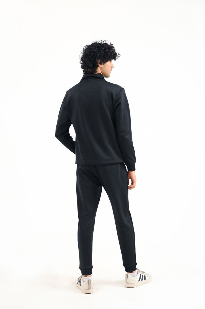 Premium MockNeck Tracksuit / Black