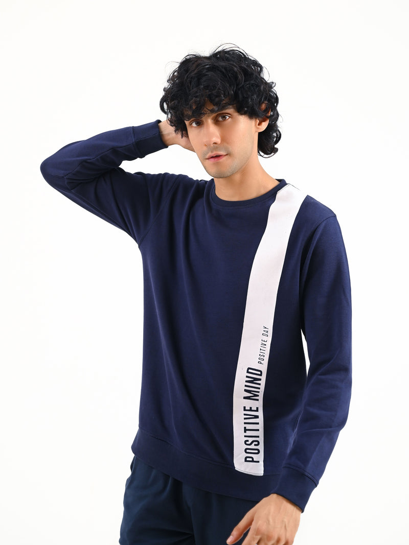 Positive Mind Sweatshirt / Blue