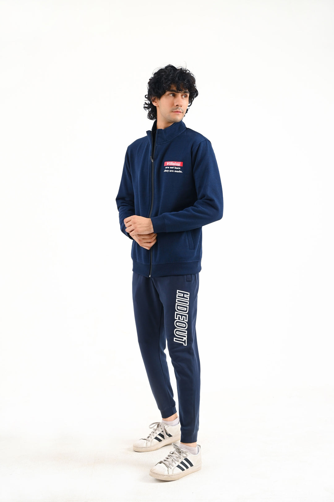 Villain Zipper / Navy Blue