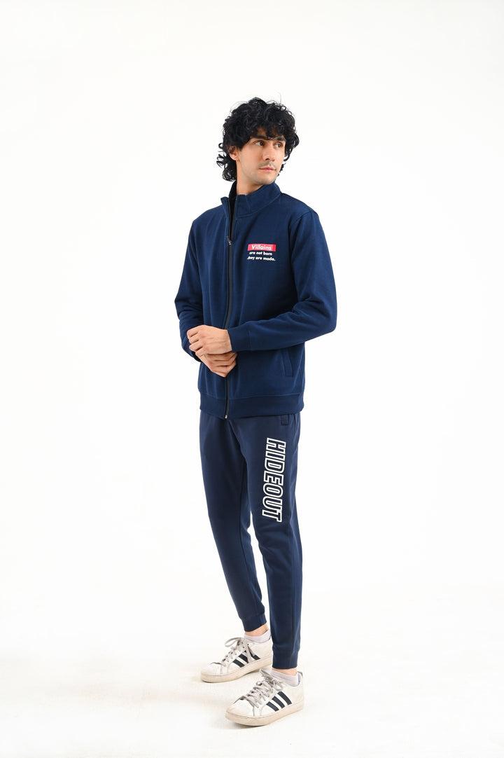 Villain Zipper / Navy Blue