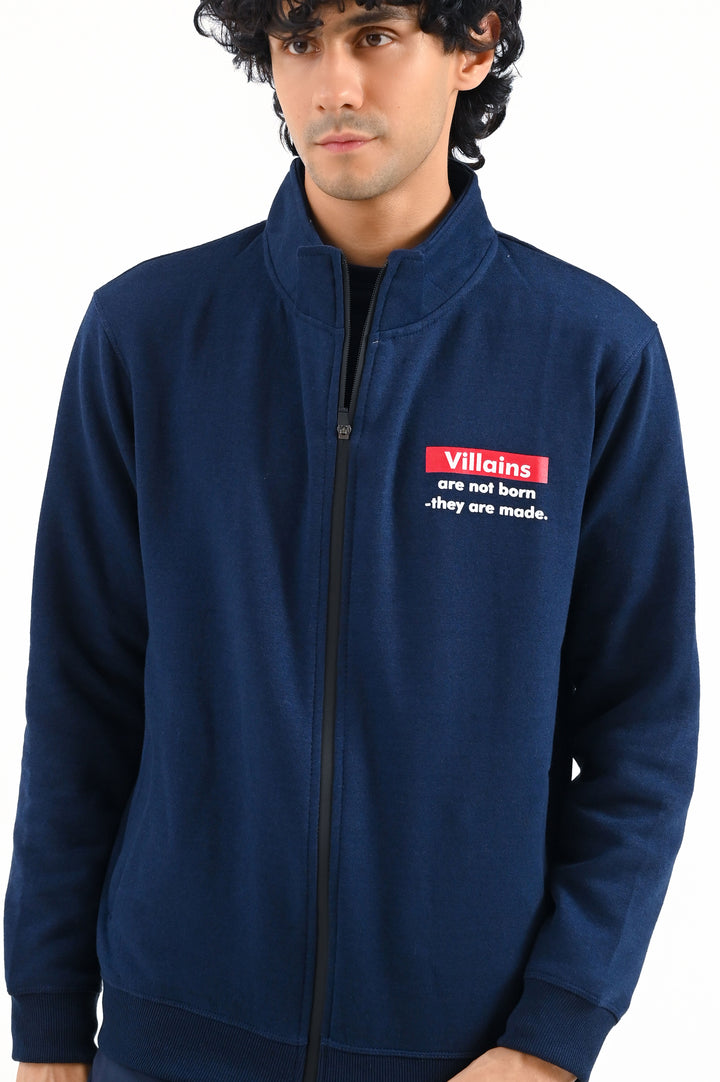 Villain Zipper / Navy Blue