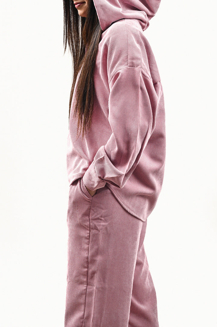 Chic Ribbed Corduroy Co-ord Set