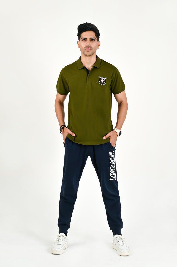 Rugby League Polo / Olive Green