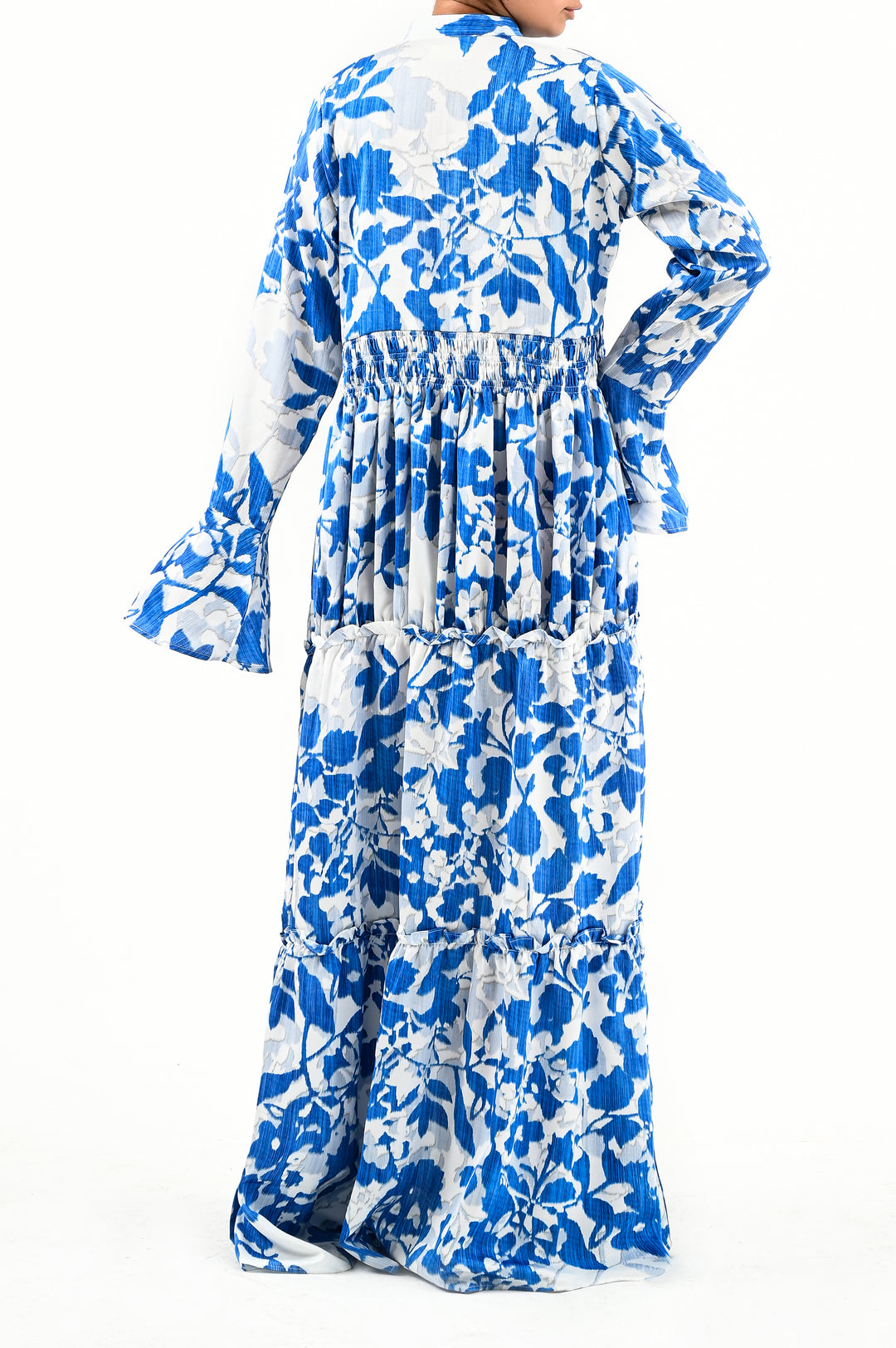 WRINKLED PRINTED DRESS