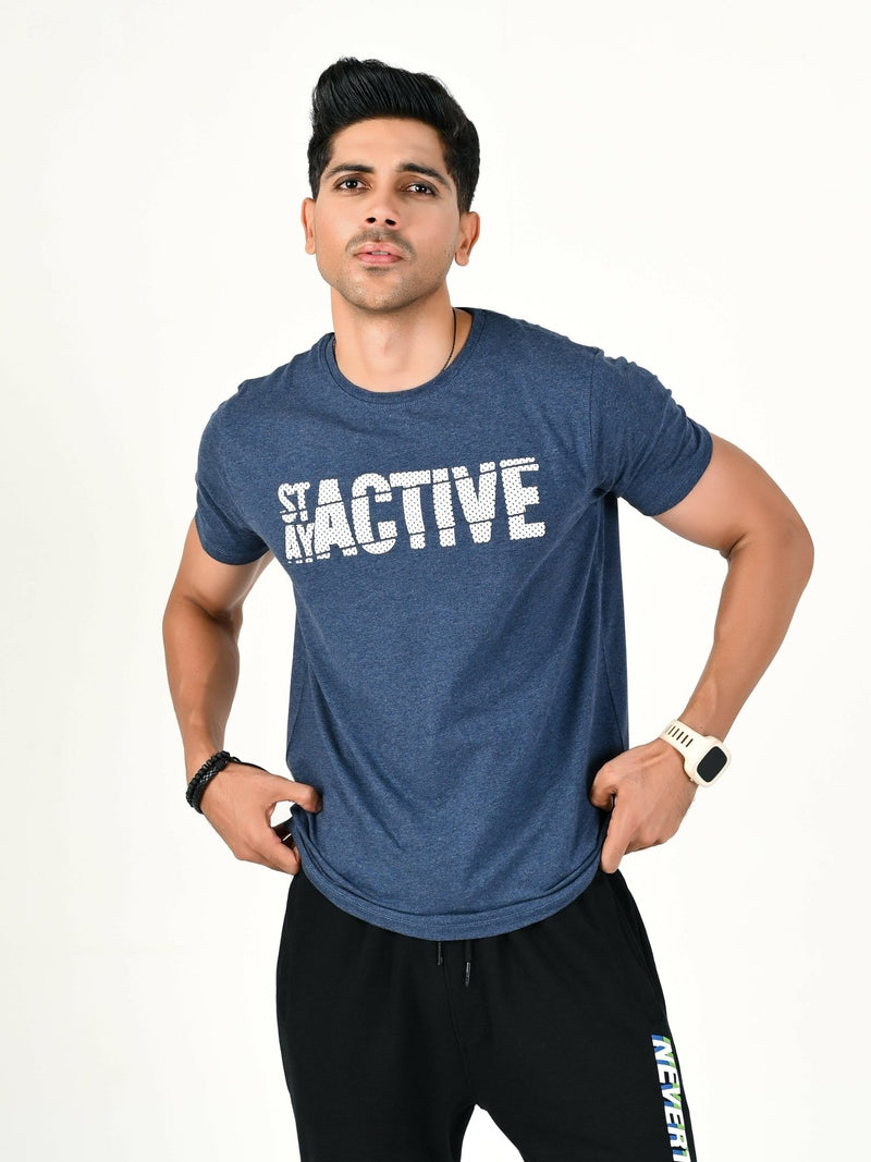 Stay Active Tees / Blue